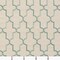 Aqua Embroidery Geometric Linen Look Woven Pattern Upholstery Fabric by The Yard - SKU: Barron Spa